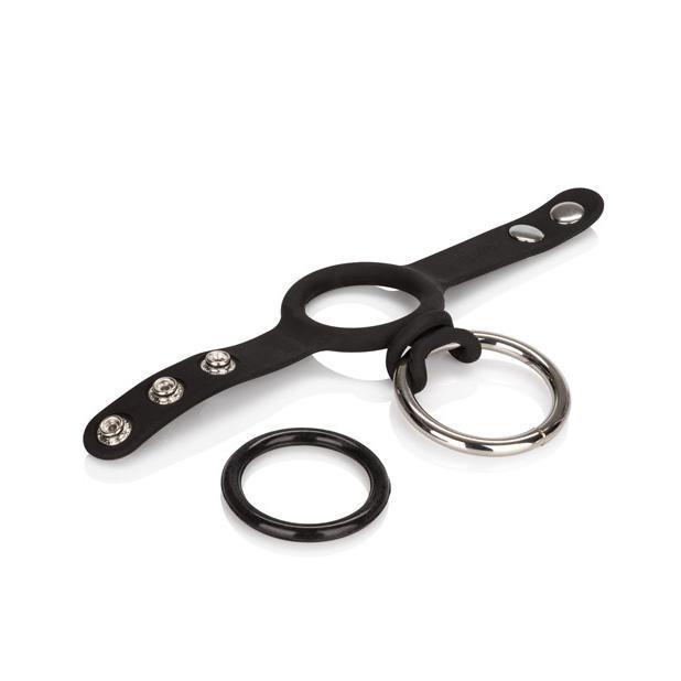 Colt - Enhancer Set (Black) Silicone Cock Cage (Non Vibration) Singapore