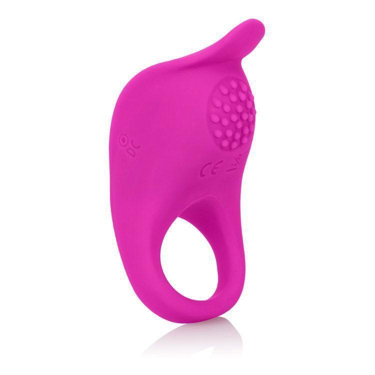 California Exotics - Silicone Rechargeable Teasing Enhancer Cock Ring (Pink) Silicone Cock Ring (Vibration) Rechargeable Singapore