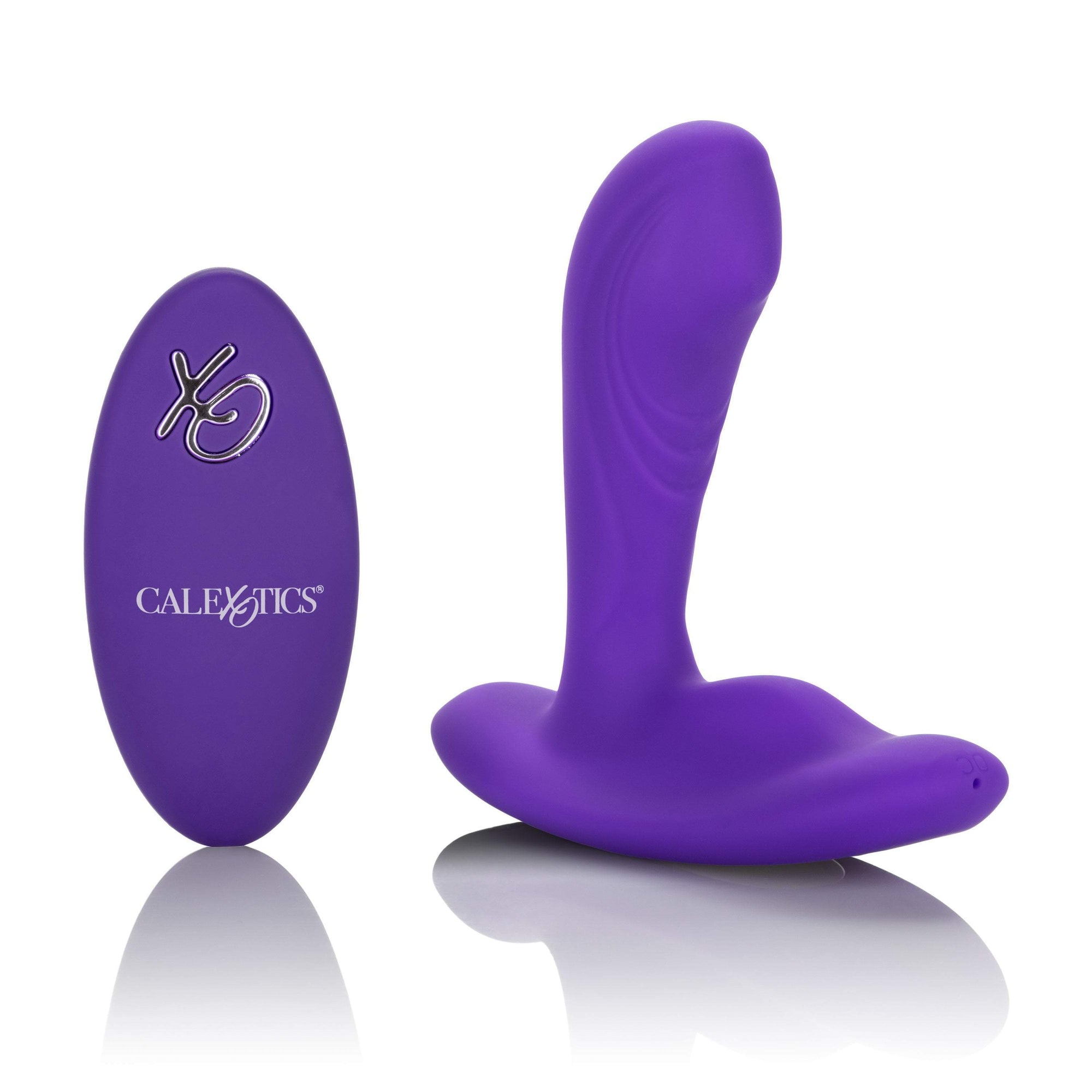 California Exotics - Silicone Remote Pinpoint Pleaser Prostate Massager (Purple) Prostate Massager (Vibration) Rechargeable