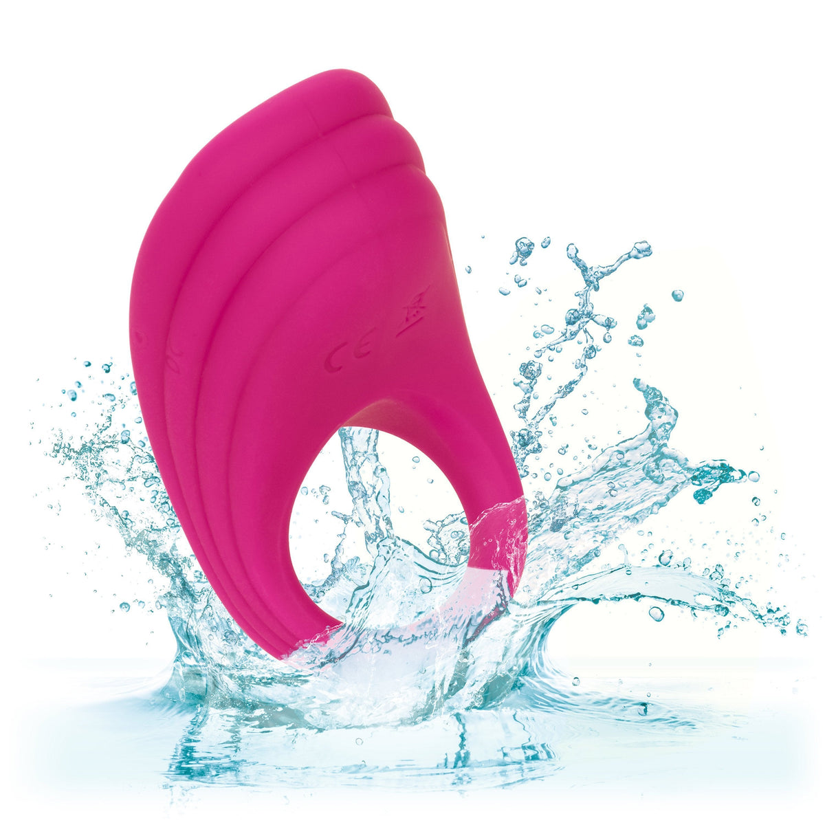 California Exotics - Silicone Remote Pleasure Cock Ring (Pink) Silicone Cock Ring (Vibration) Rechargeable