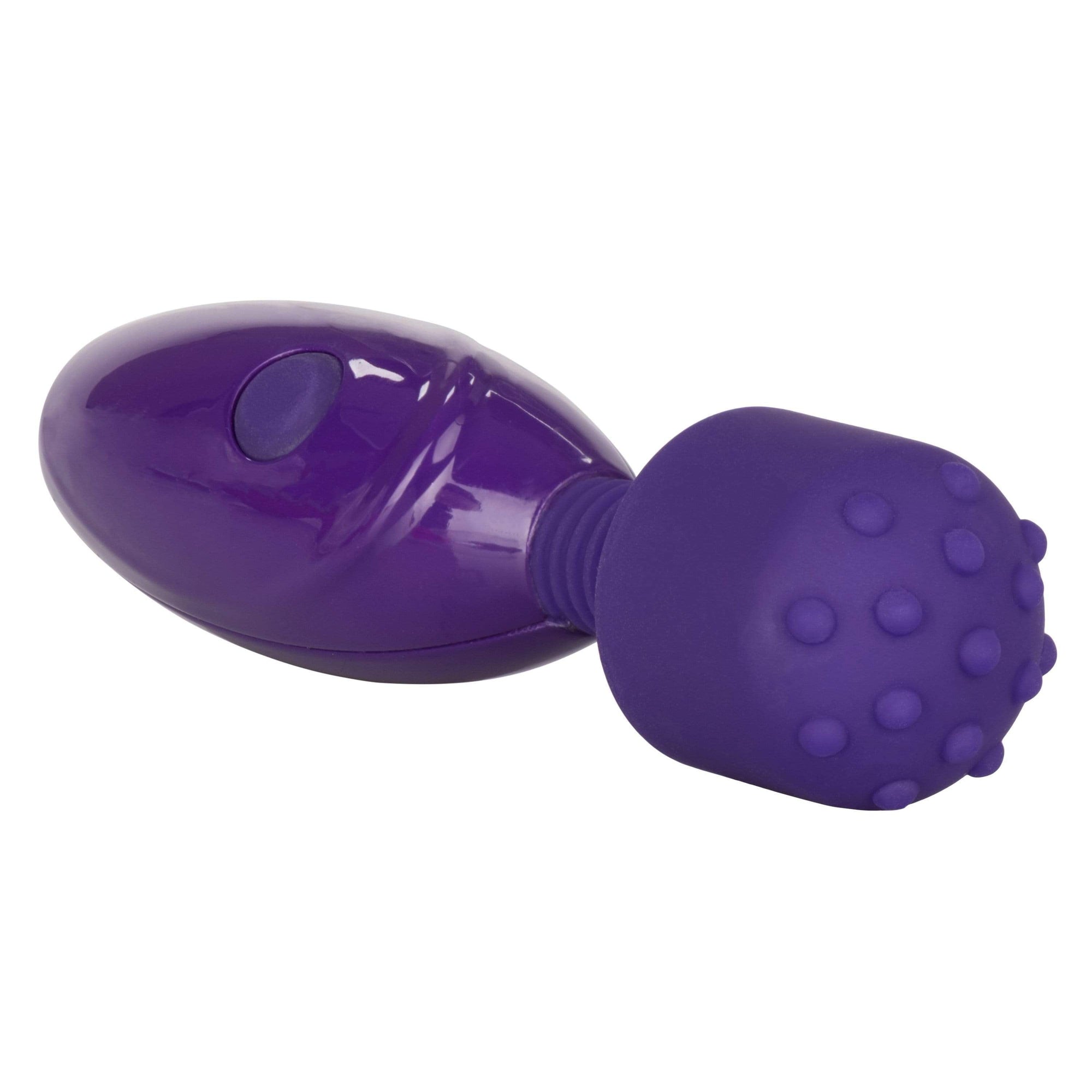 California Exotics - Tiny Teasers Nubby Mini Wand Massager (Purple) Mini Wand Massagers (Vibration) Non Rechargeable 716770089885 CherryAffairs