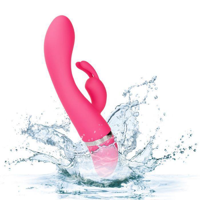 California Exotics - Utopia Bunny Massager (Pink) Rabbit Dildo (Vibration) Non Rechargeable Singapore