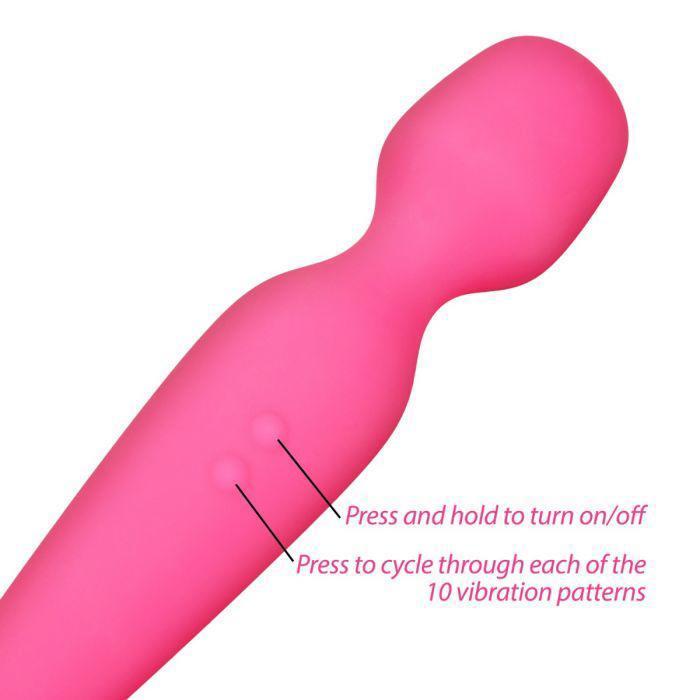 California Exotics - Utopia Rechargeable Vibrating Massage Wand (Pink) Wand Massagers (Vibration) Rechargeable Singapore