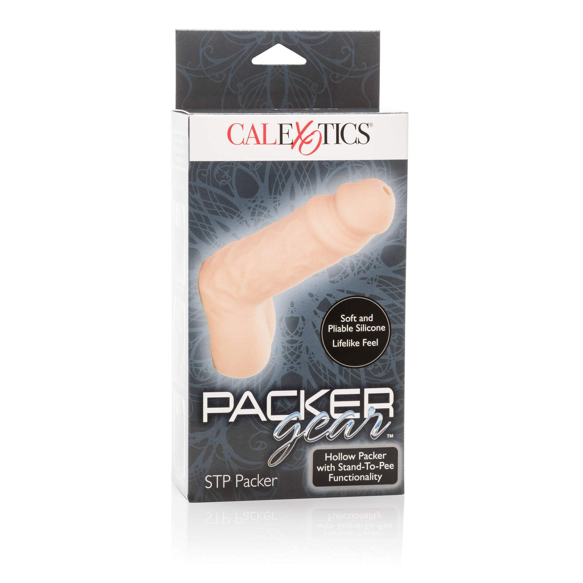California Exotics - Packer Gear STP Hollow Packer (Beige) Strap On with Hollow Dildo for Male (Non Vibration)