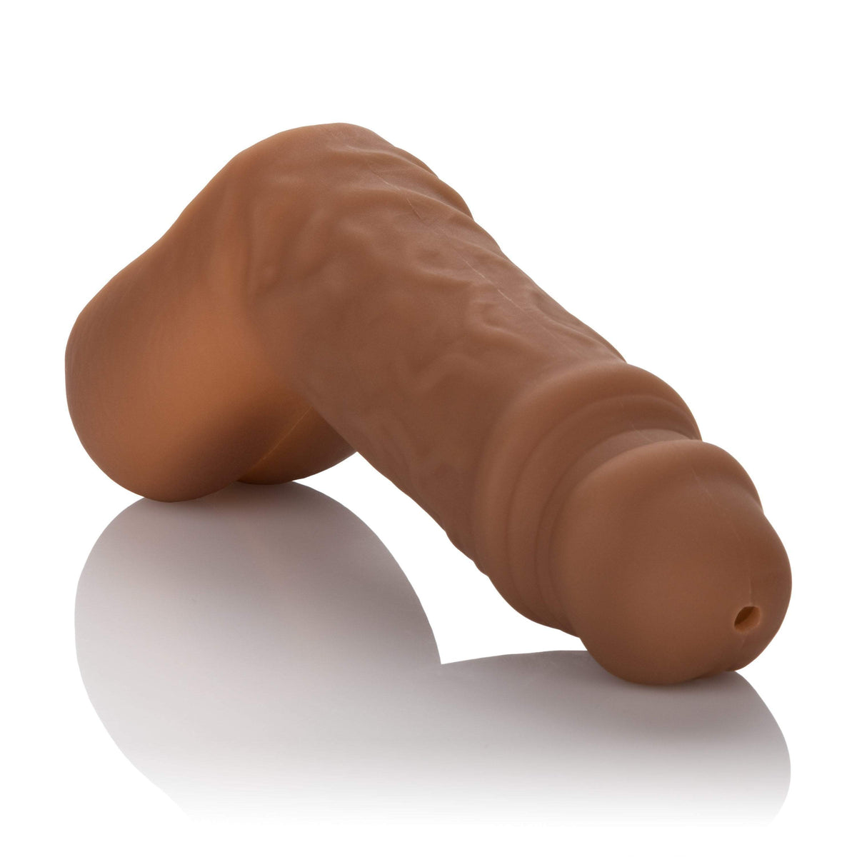 California Exotics - Packer Gear STP Hollow Packer (Brown) Strap On with Hollow Dildo for Male (Non Vibration)