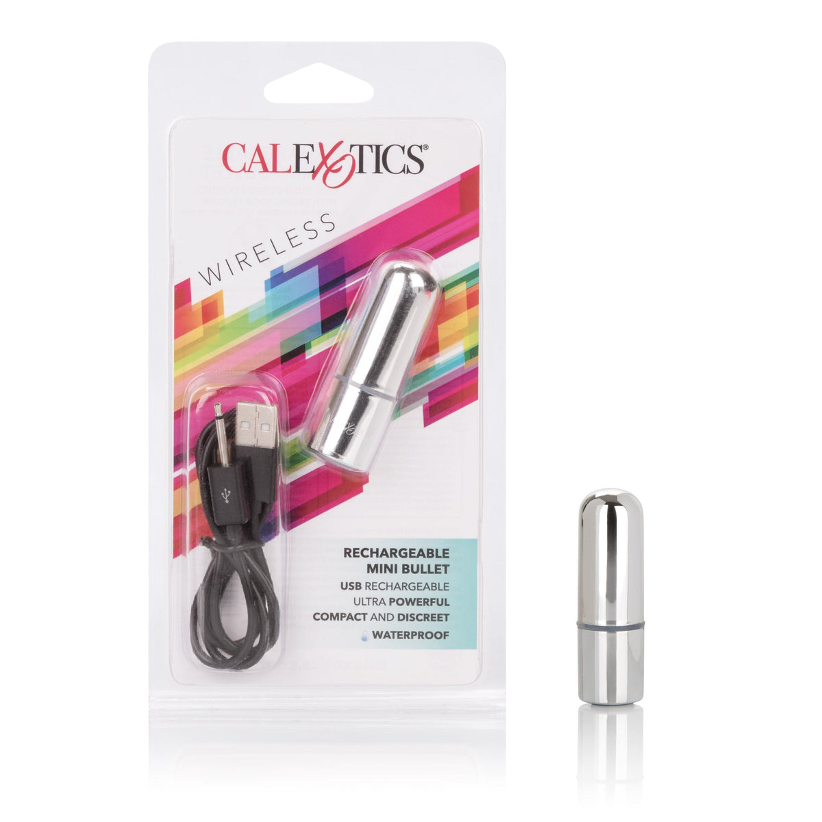 California Exotics - Rechargeable Mini Bullet (Silver) Bullet (Vibration) Rechargeable Durio Asia