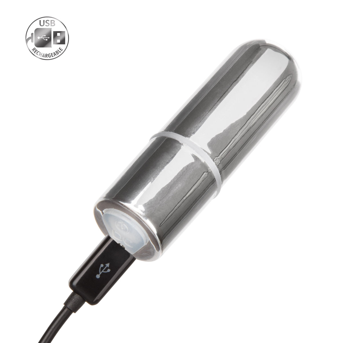 California Exotics - Rechargeable Mini Bullet (Silver) Bullet (Vibration) Rechargeable Singapore