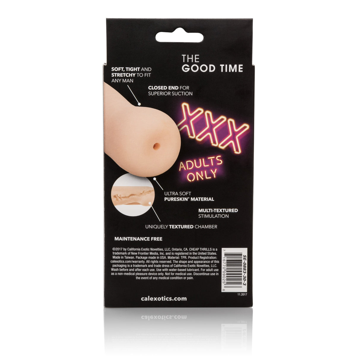 California Exotics - Cheap Thrills The Good Time Soft Stroker (Beige) Masturbator Soft Stroker (Non Vibration) Singapore