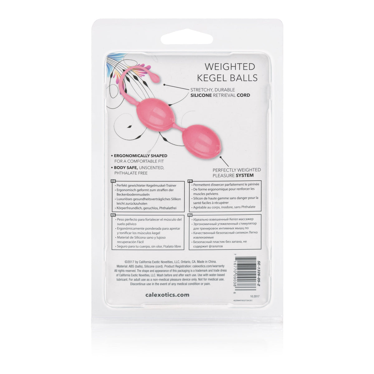 California Exotics - Weighted Kegel Balls (Pink) Kegel Balls (Non Vibration) Singapore