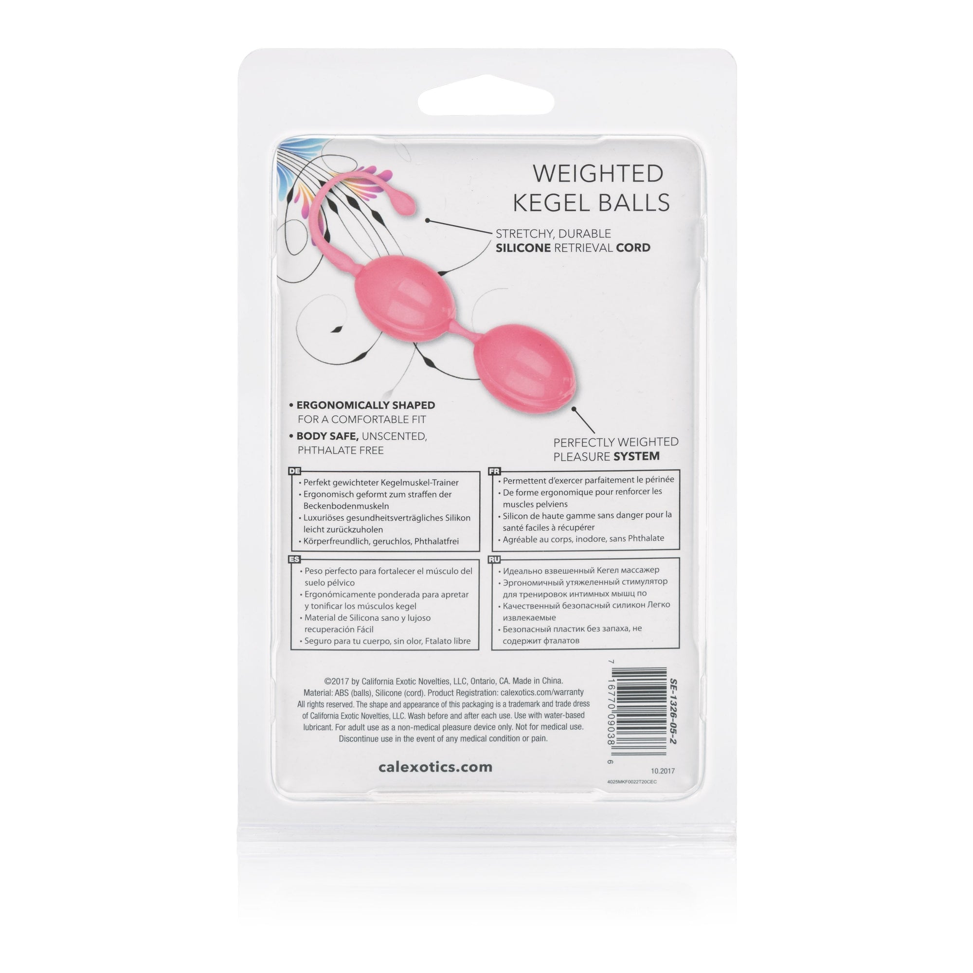 California Exotics - Weighted Kegel Balls (Pink) Kegel Balls (Non Vibration) Singapore