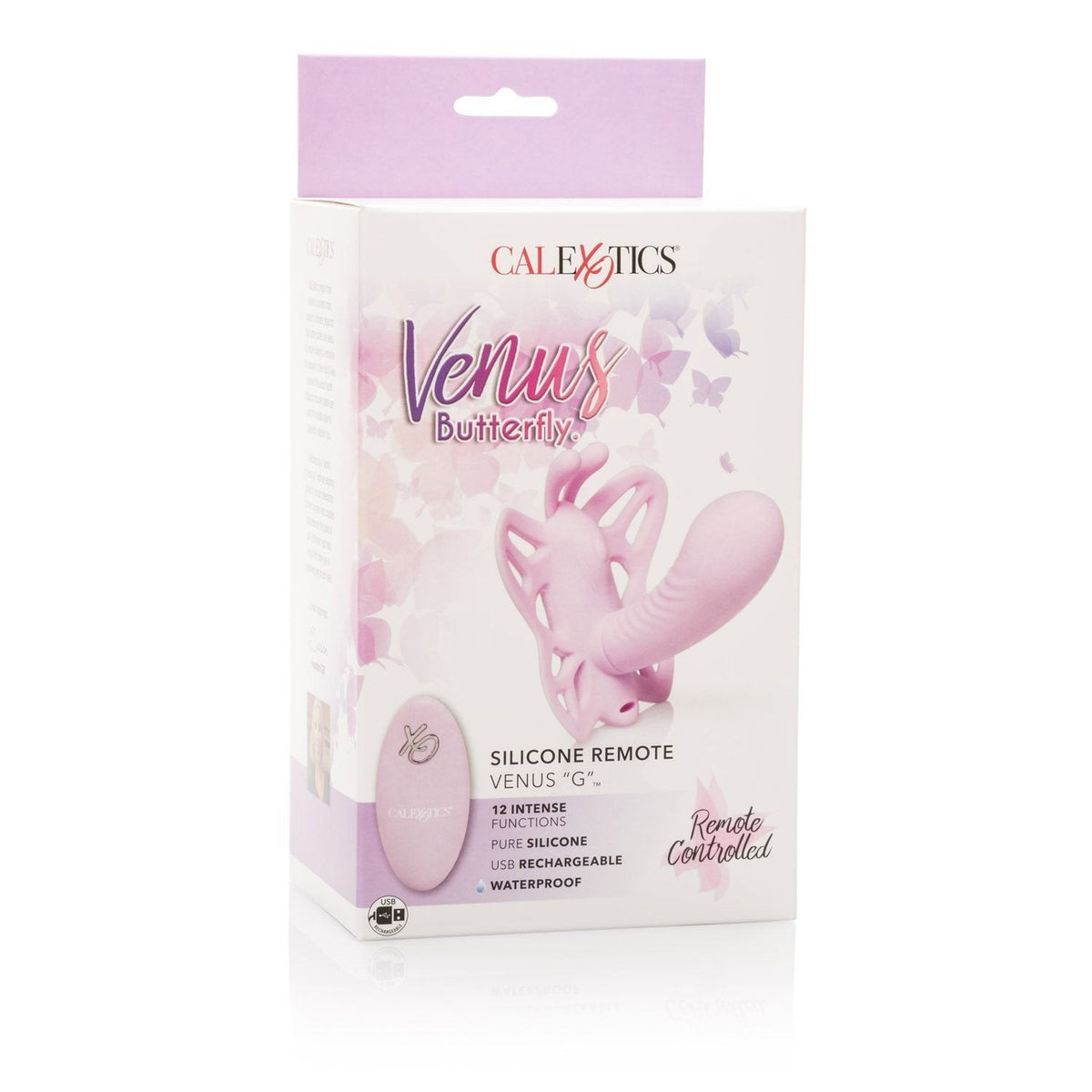 California Exotics - Venus Butterfly Silicone Remote Venus G Spot Vibrator (Pink) Remote Control Dildo w/o Suction Cup (Vibration) Rechargeable Singapore