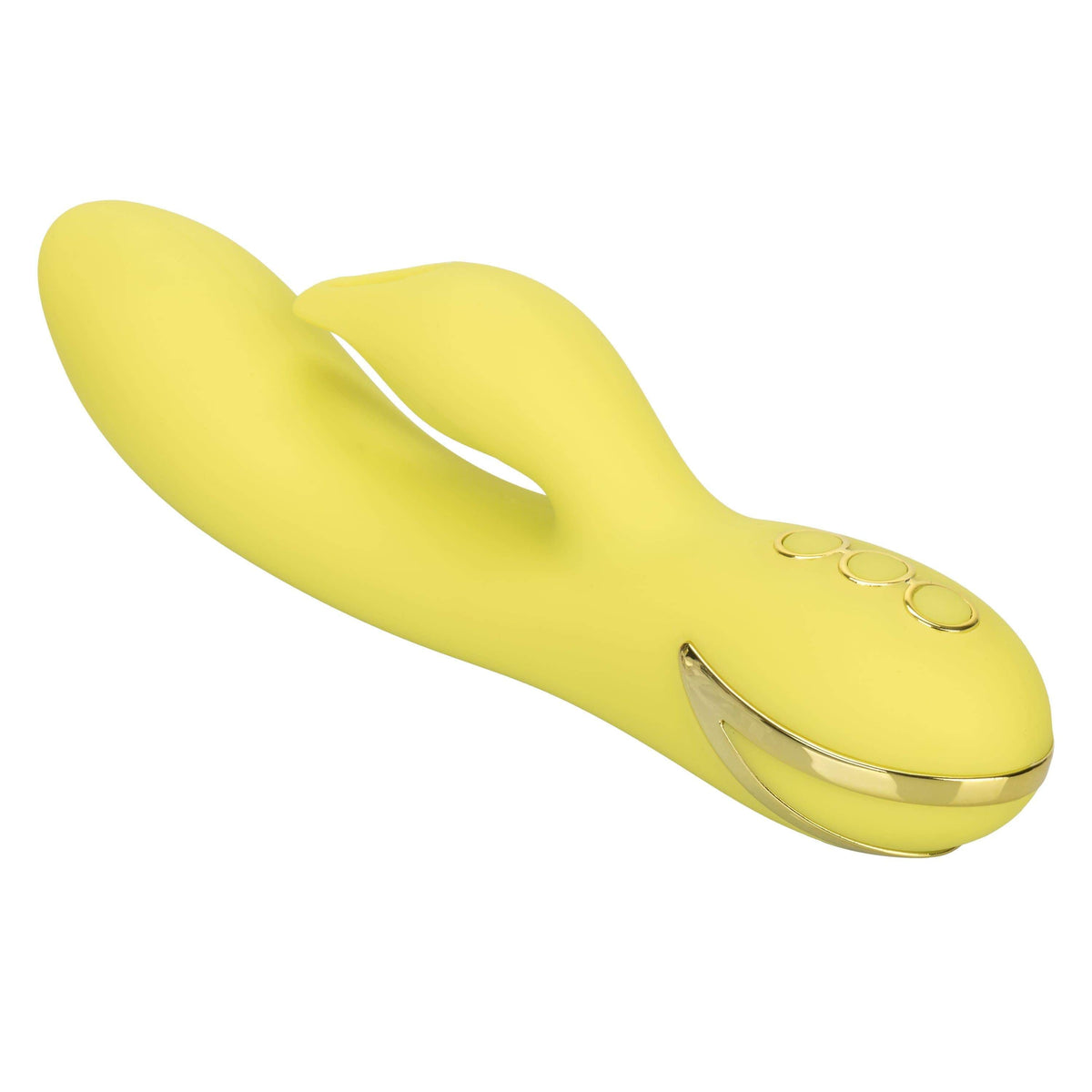 California Exotics - California Dreaming Venice Vixen Rabbit Vibrator (Yellow) Rabbit Dildo (Vibration) Rechargeable 716770090591 CherryAffairs