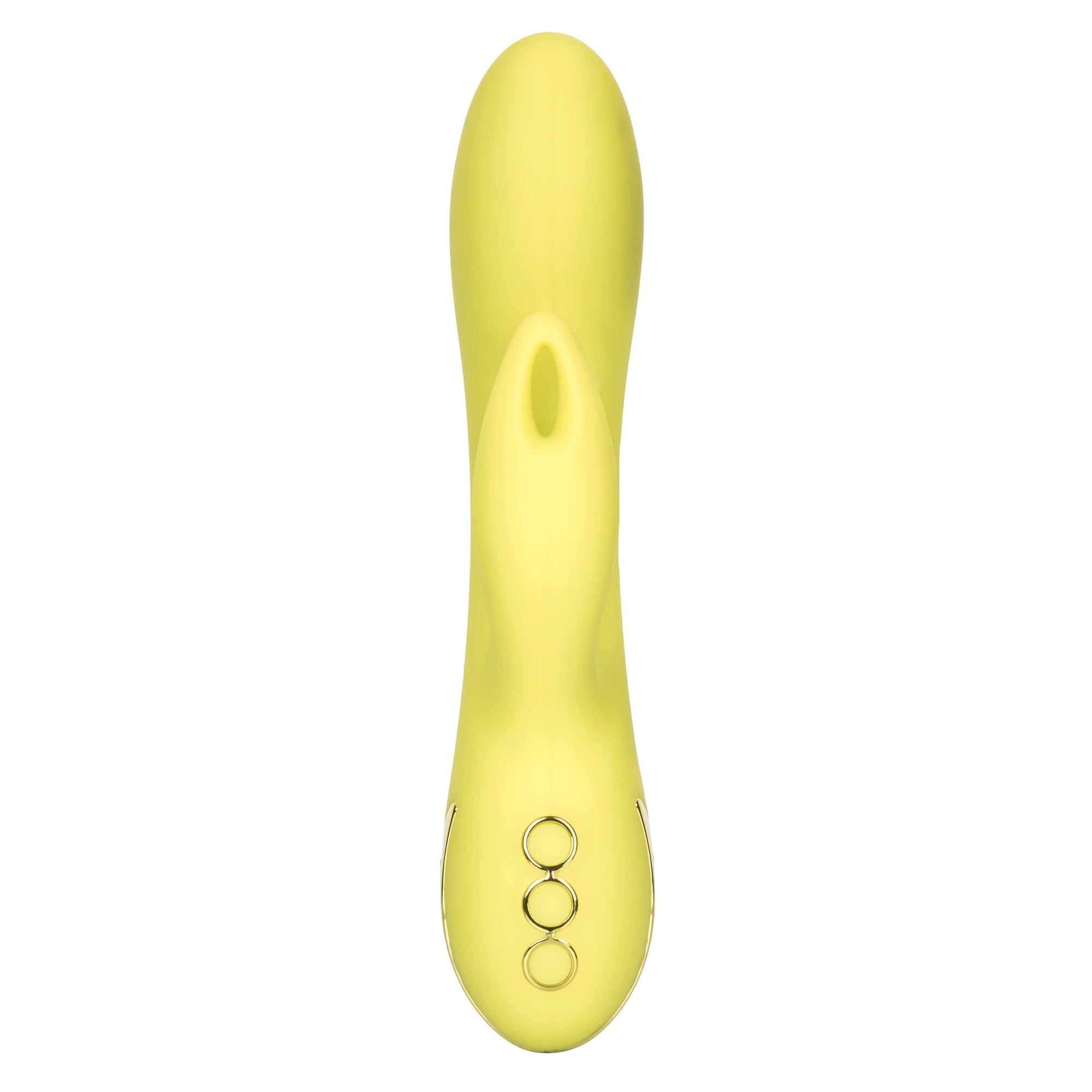 California Exotics - California Dreaming Venice Vixen Rabbit Vibrator (Yellow) Rabbit Dildo (Vibration) Rechargeable 716770090591 CherryAffairs