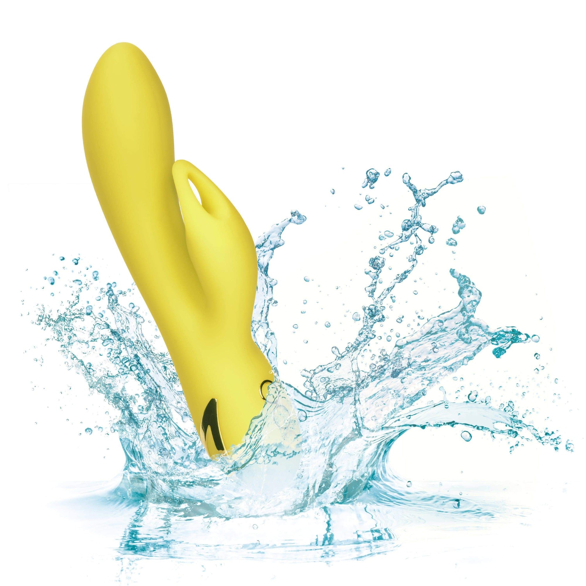 California Exotics - California Dreaming Venice Vixen Rabbit Vibrator (Yellow) Rabbit Dildo (Vibration) Rechargeable 716770090591 CherryAffairs