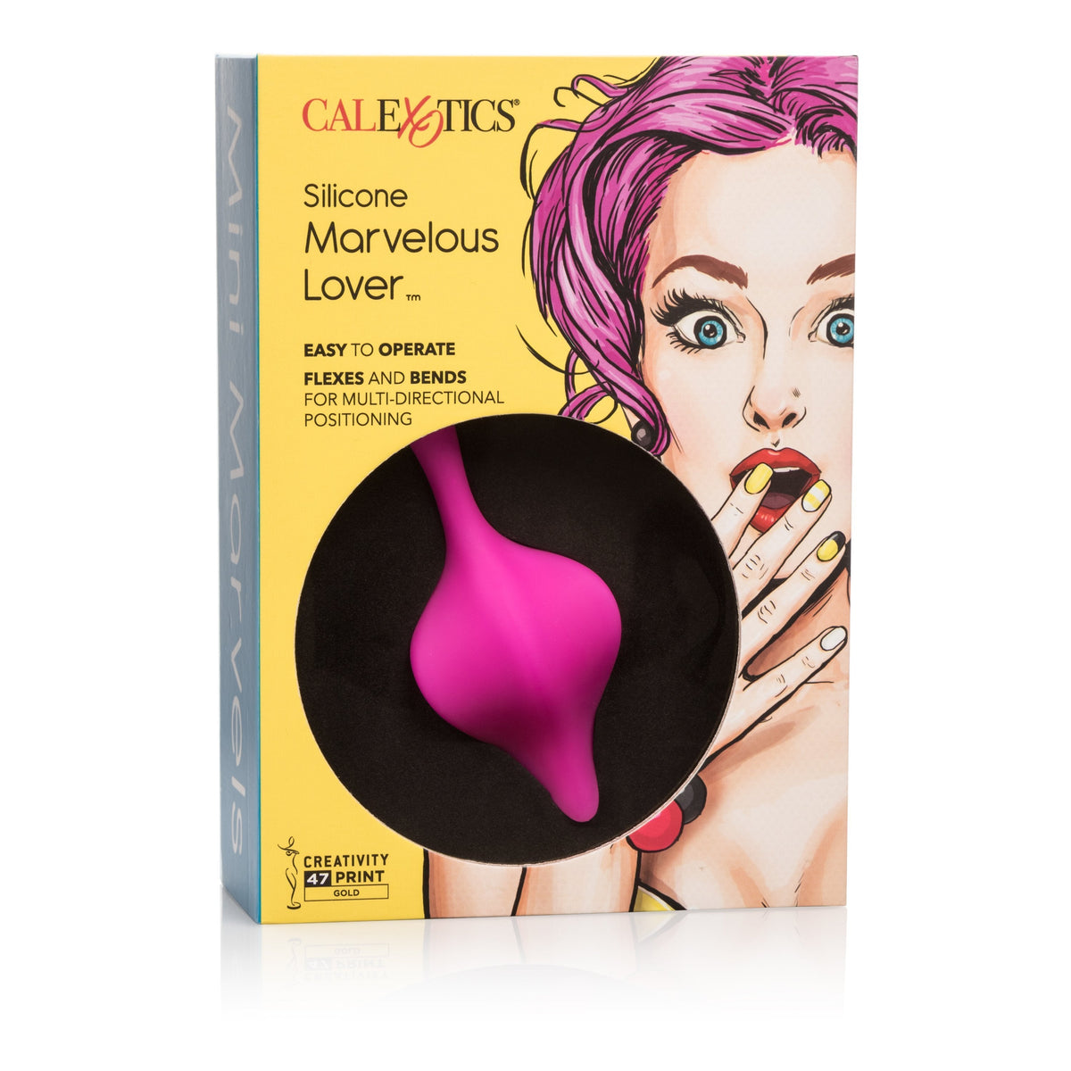 California Exotics - Mini Marvels Silicone Marvelous Lover Clit Massager (Pink) Clit Massager (Vibration) Rechargeable Singapore