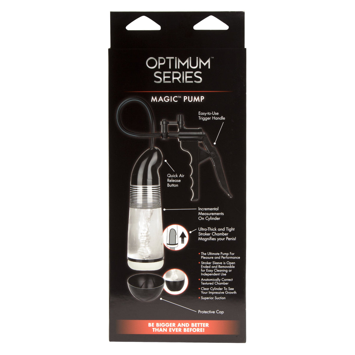 California Exotics - Optimum Series Magic Penis Pump (Black) Penis Pump (Non Vibration) 716770090928 CherryAffairs