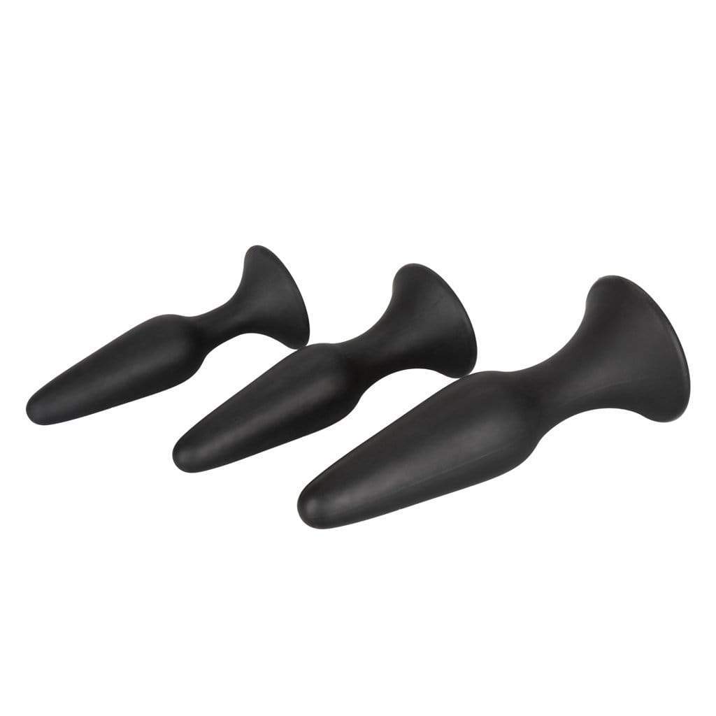 California Exotics - Ultimate Douche Plus Silicone Probes Anal Kit (Black) Anal Kit (Non Vibration) 716770091017 CherryAffairs