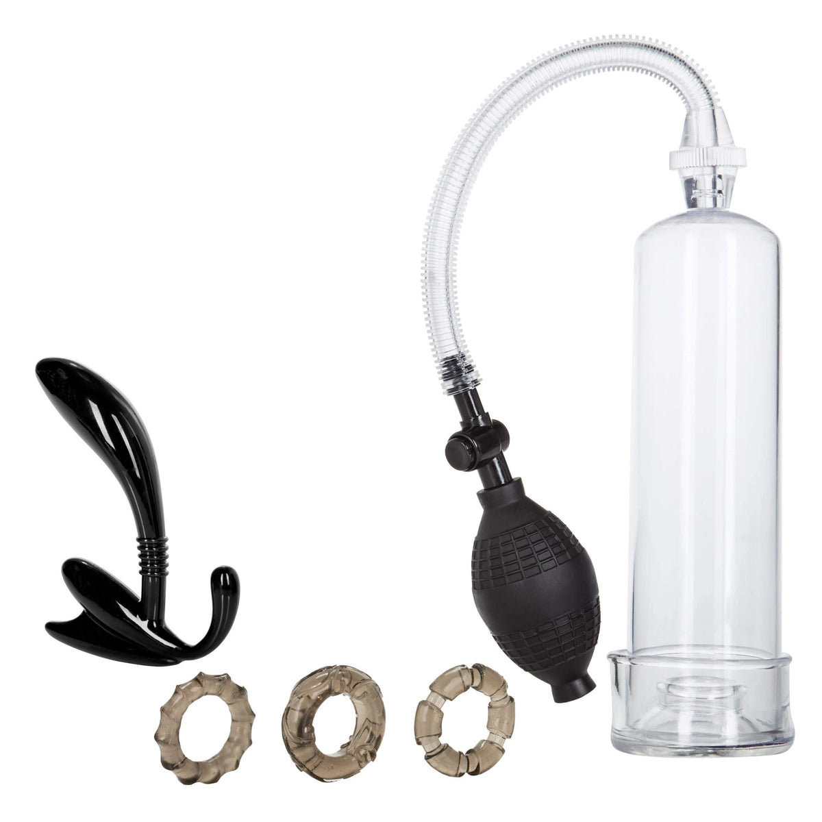 California Exotics - Dr Joel Kaplan Essential Penis Pump Kit (Clear) Penis Pump (Non Vibration) 716770091024 CherryAffairs