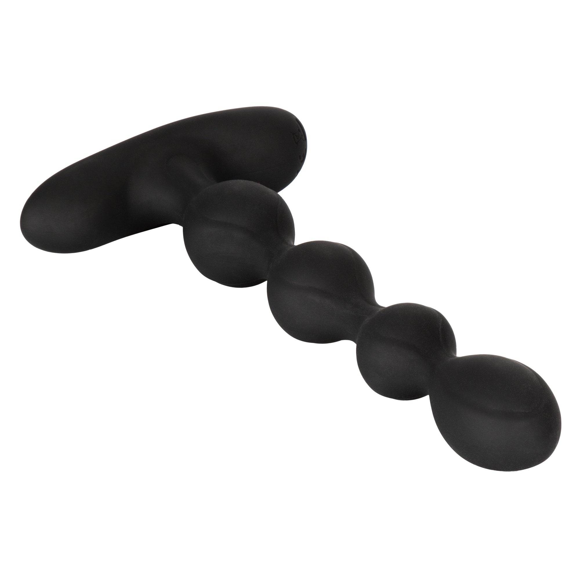 California Exotics - Eclipse Vibrating Slender Anal Beads (Black) - Black - Anal Beads (Vibration) Rechargeable
