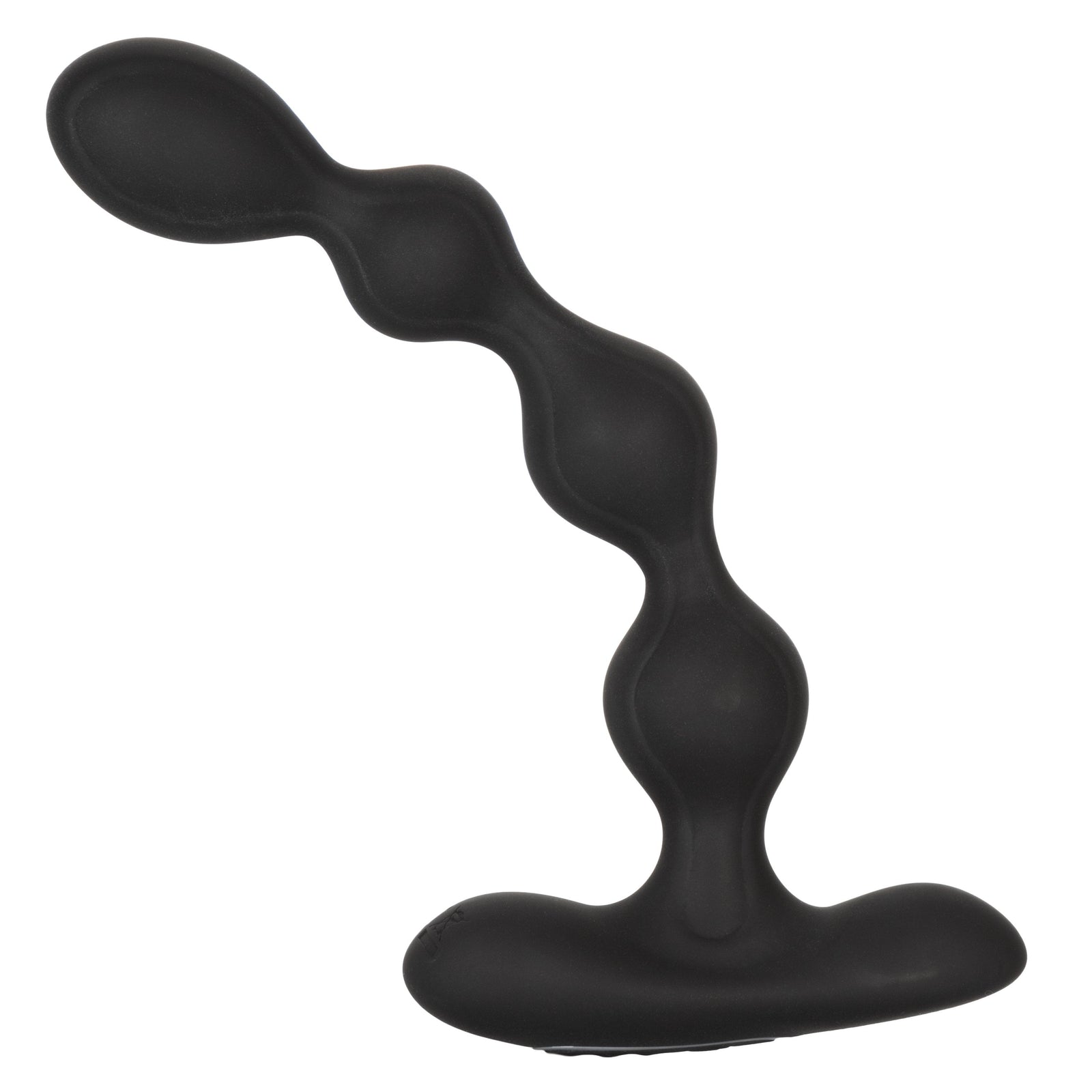 California Exotics - Eclipse Vibrating Slender Anal Beads (Black) - Black - Anal Beads (Vibration) Rechargeable