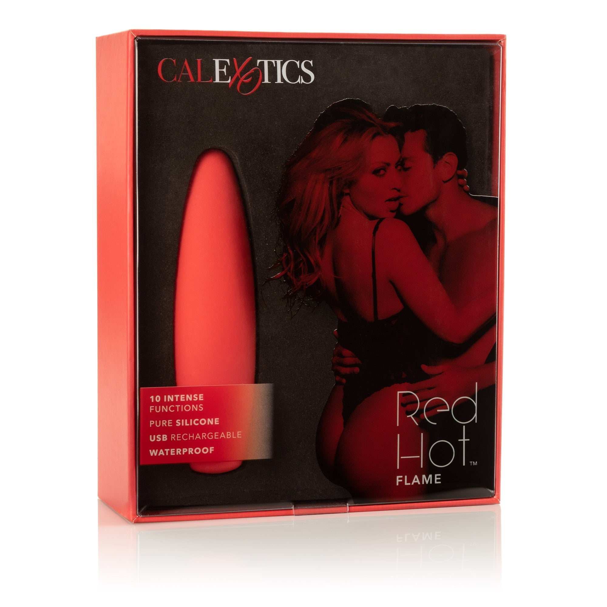 California Exotics - Red Hot Flame Rechargeable Bullet Vibrator (Red) Bullet (Vibration) Rechargeable Singapore