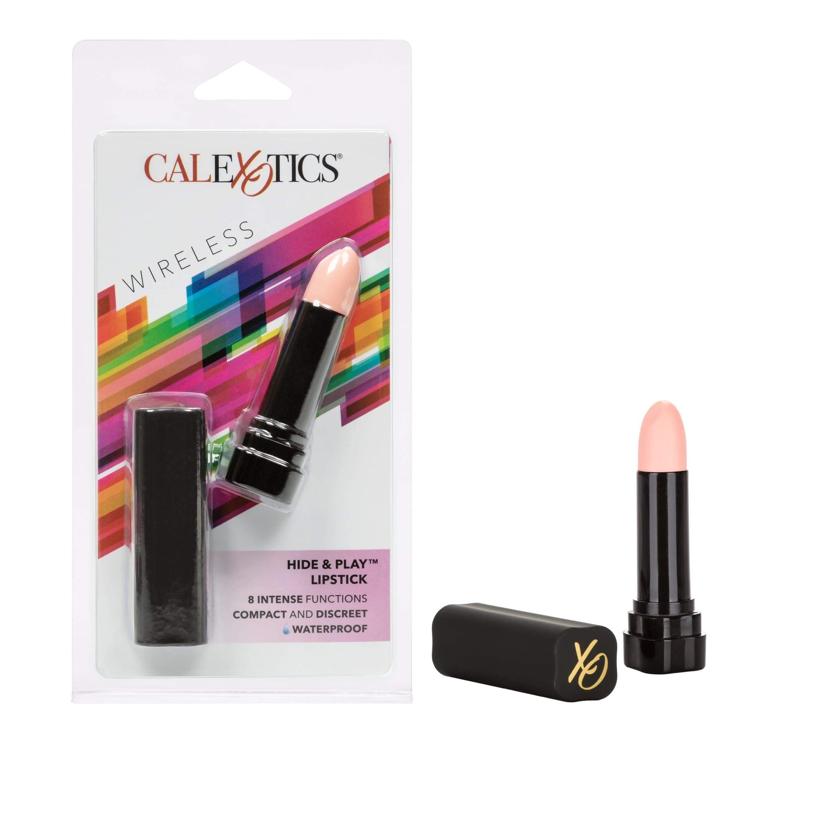 California Exotics - Hide and Play Wireless Discreet Lipstick Vibrator (Black) Discreet Toys 716770091543 CherryAffairs