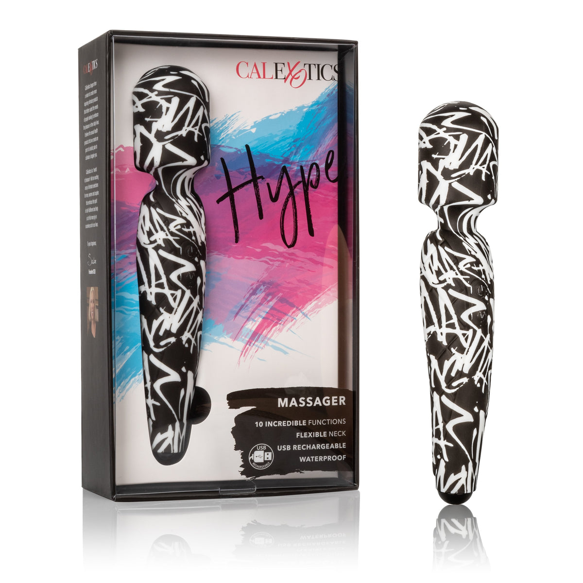 Calexotics - Hype Rechargeable Wand Massager (Multicolor) - Multicolor - Wand Massagers (Vibration) Rechargeable