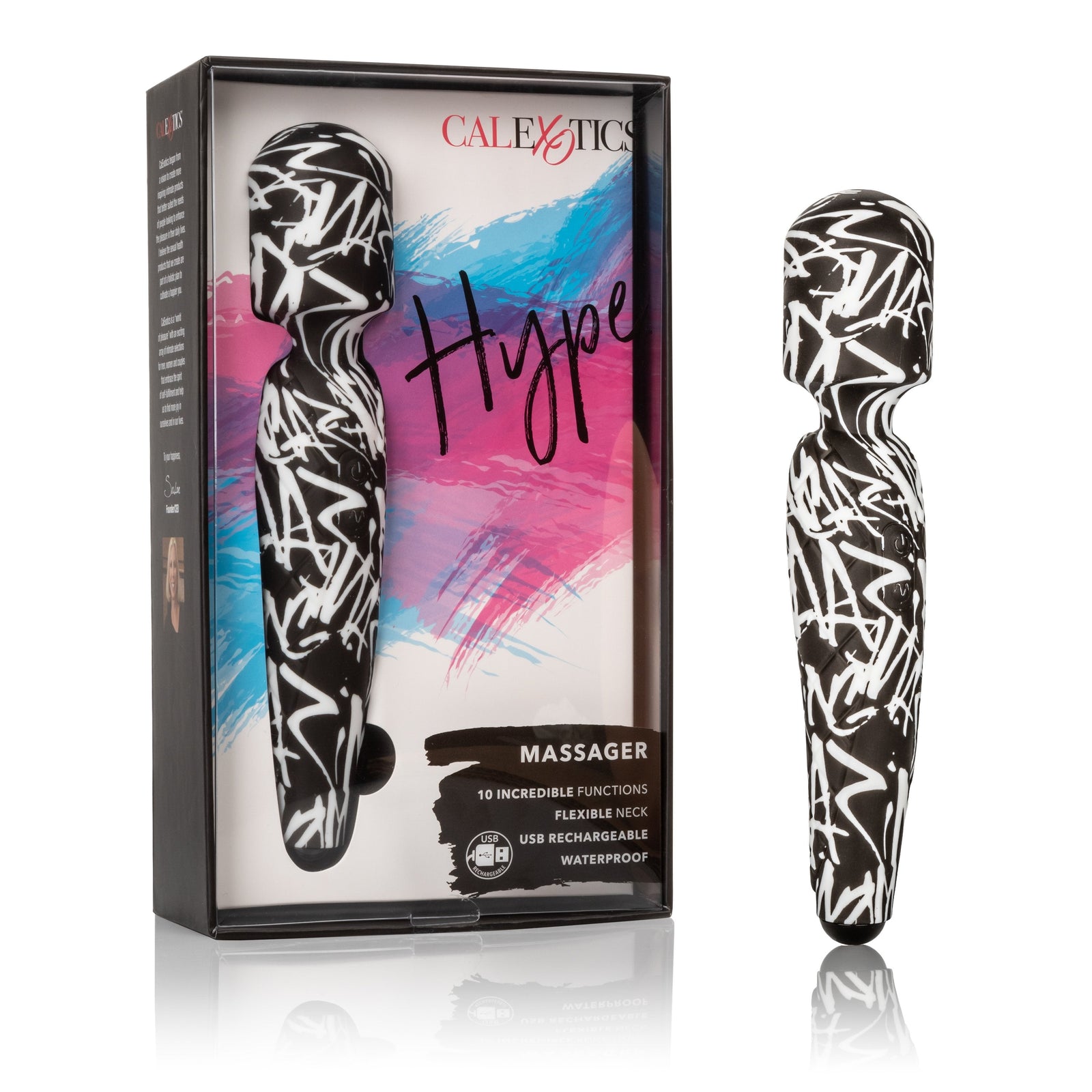 Calexotics - Hype Rechargeable Wand Massager (Multicolor) - Multicolor - Wand Massagers (Vibration) Rechargeable