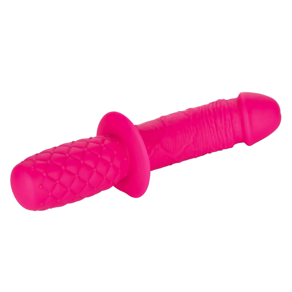 California Exotics - Silicone Grip Thruster Dildo (Pink) Realistic Dildo w/o suction cup (Non Vibration) 716770091949 CherryAffairs