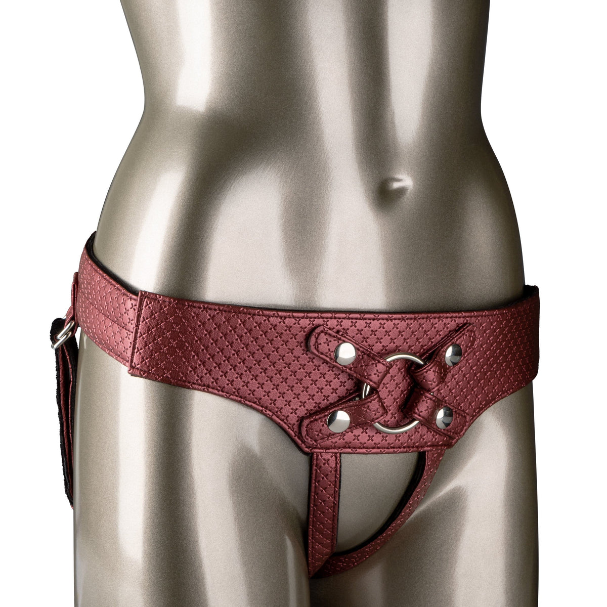 California Exotics - Her Royal Harness The Regal Empress Crotchless Strap On (Bronze) Strap On w/o Dildo 716770092069 CherryAffairs