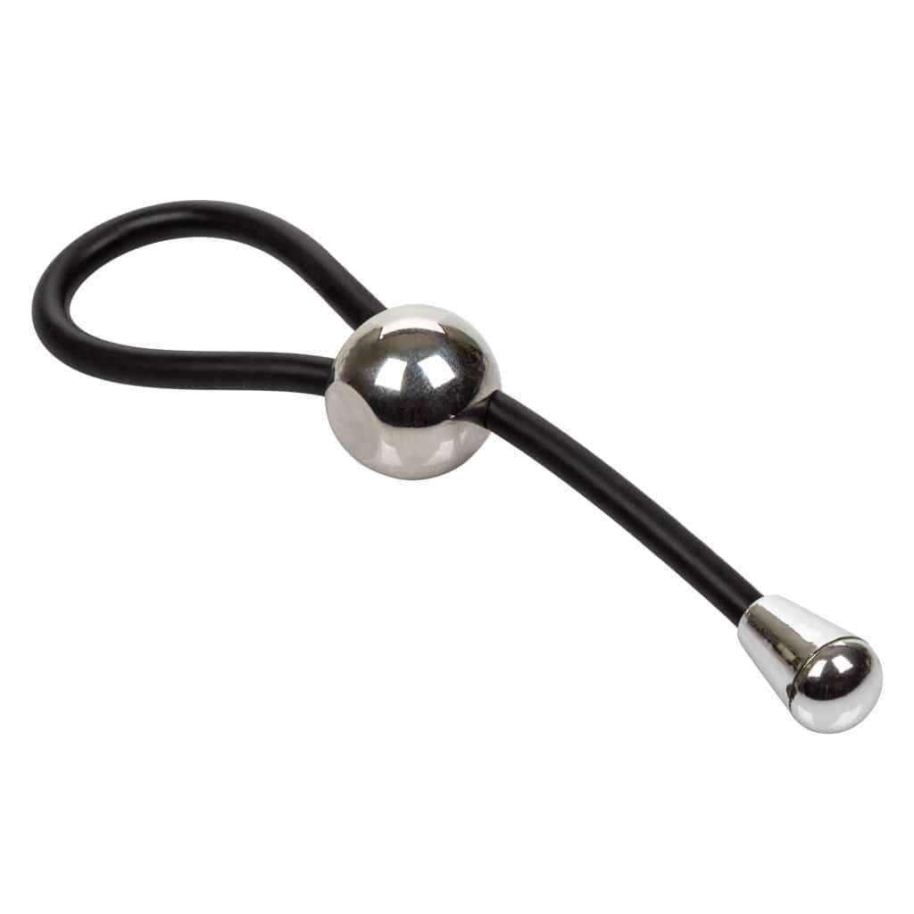 California Exotics - EZ Cinch Silicone Lasso Cock Ring (Black) Silicone Cock Ring (Non Vibration) 716770092113 CherryAffairs