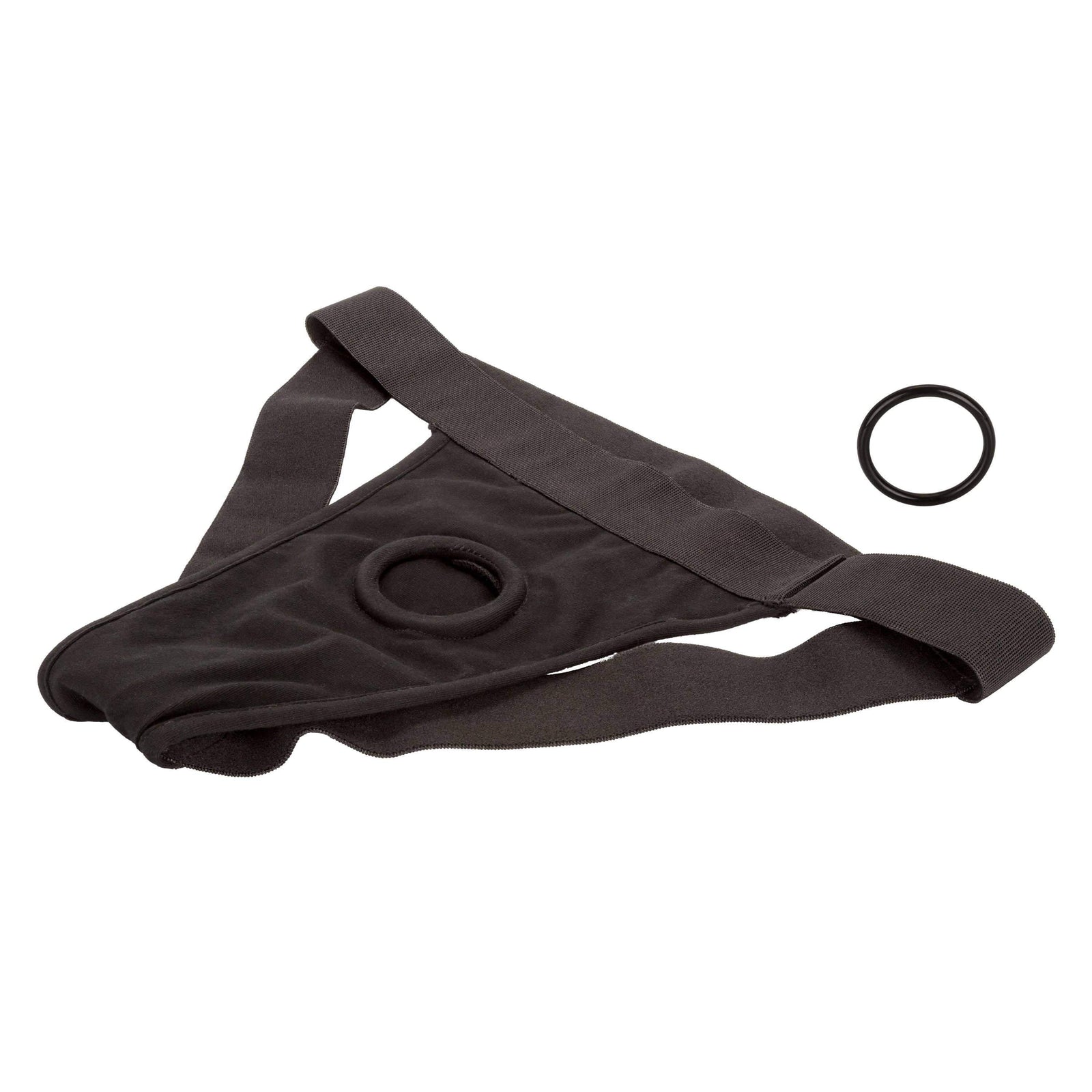 California Exotics - Packer Gear Jock Strap On 2XL/3XL (Black) Strap On w/o Dildo 716770092175 CherryAffairs