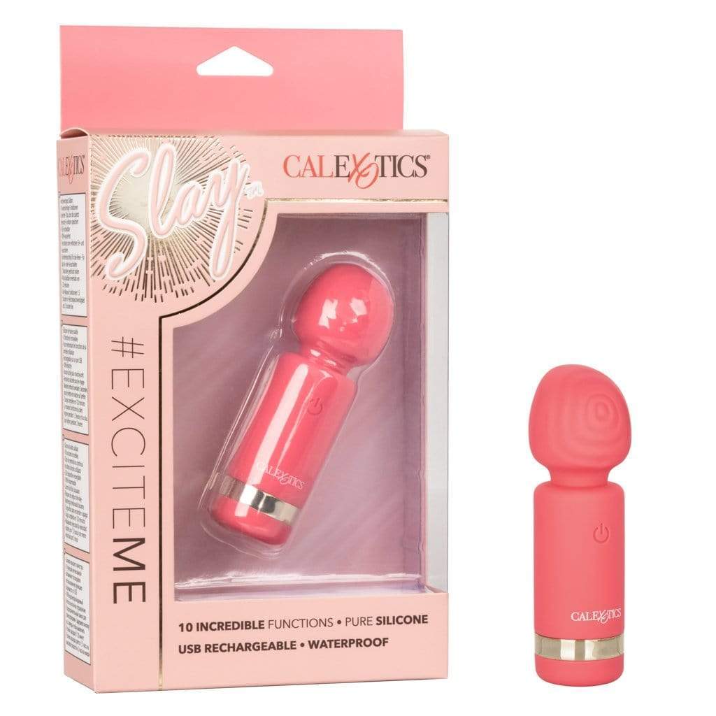 California Exotics - Slay ExciteMe Clit Massager (Pink) Clit Massager (Vibration) Rechargeable 716770092236 CherryAffairs