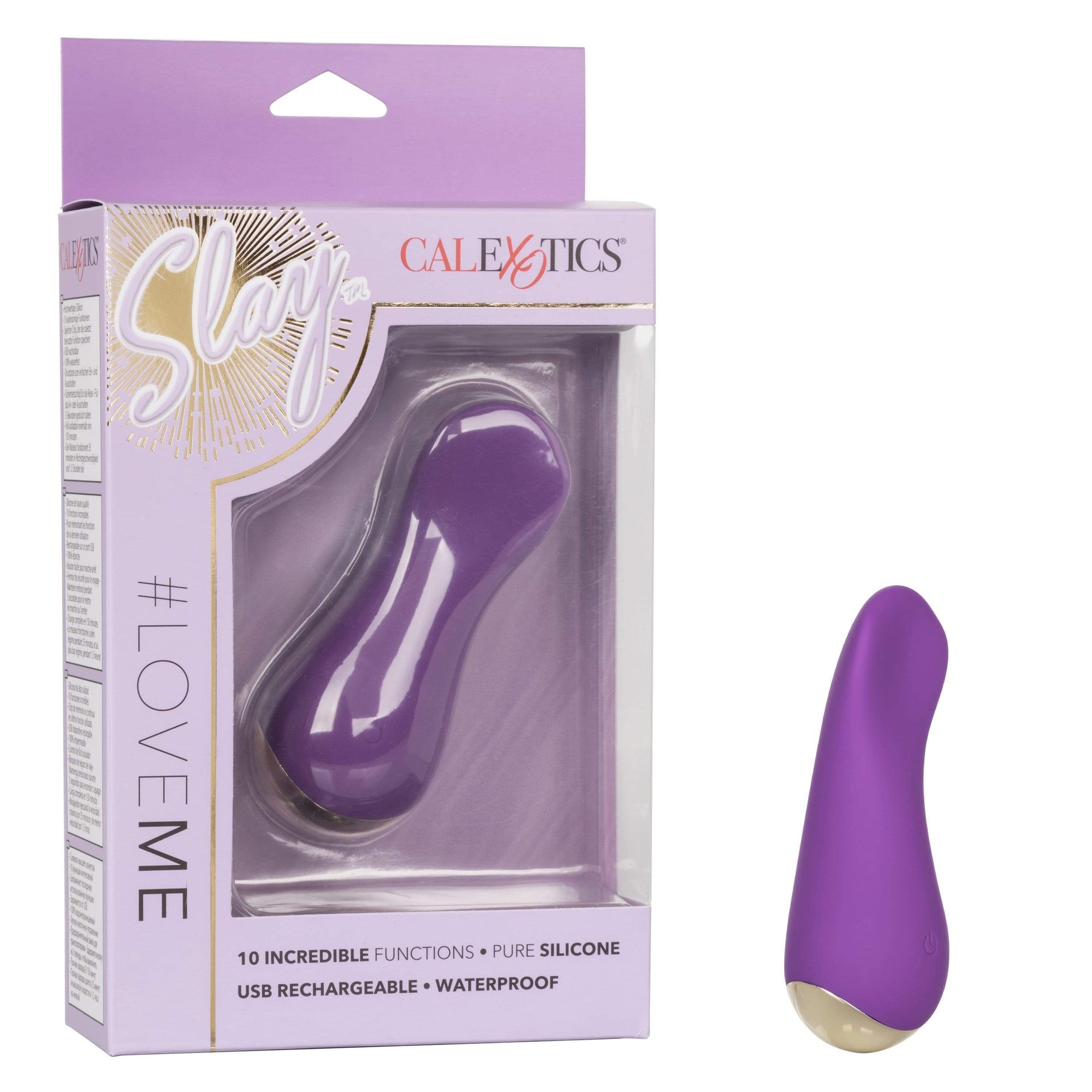 California Exotics - Slay LoveMe Bullet Vibrator (Purple) Bullet (Vibration) Rechargeable 716770092243 CherryAffairs