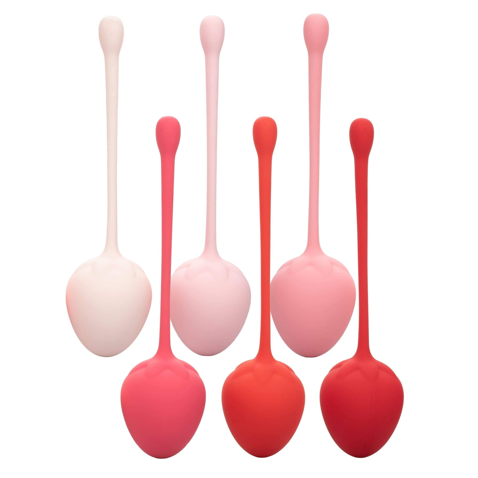 California Exotics - Strawberry Silicone Kegel Balls Training Set (Pink) Kegel Balls (Non Vibration) 716770092427 CherryAffairs