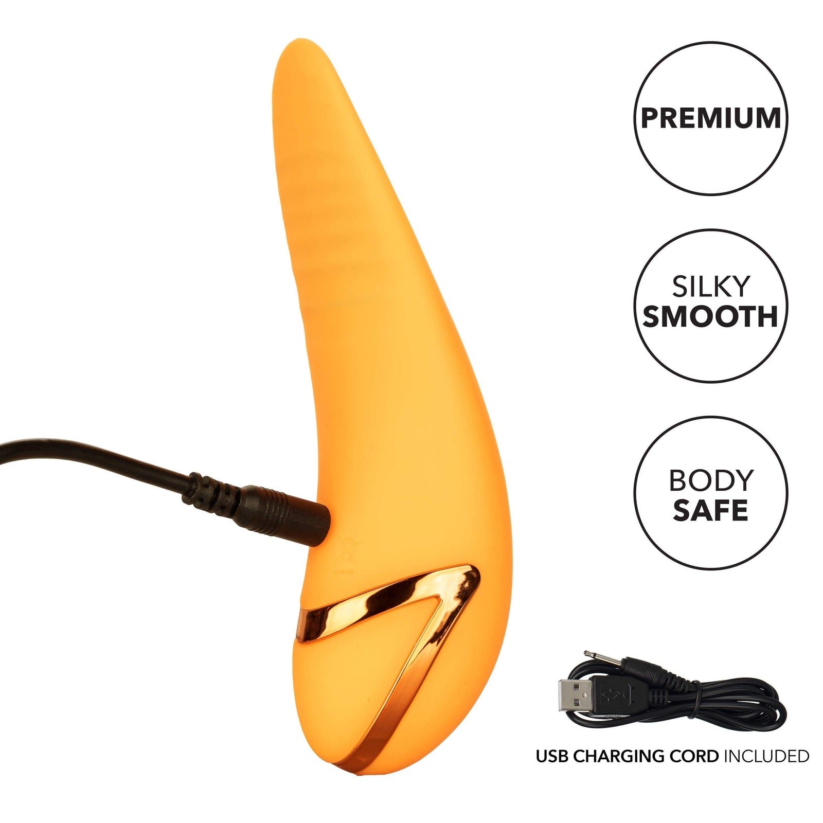 California Exotics - California Dreaming Hollywood Hottie Clit Massager (Yellow) Rabbit Dildo (Vibration) Rechargeable
