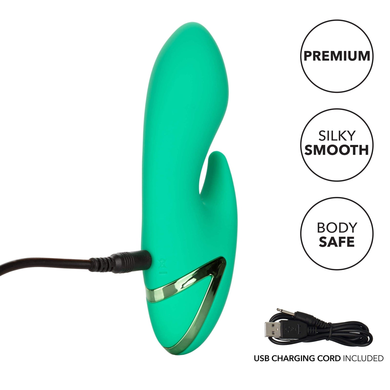 California Exotics - California Dreaming Sierra Sensation Rabbit Vibrator (Green) Rabbit Dildo (Vibration) Rechargeable