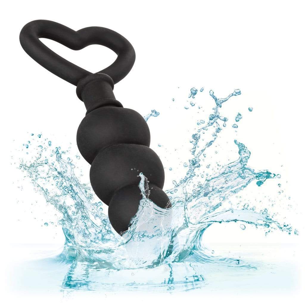 California Exotics - Silicone Love Probe Anal Beads (Black) Anal Beads (Non Vibration) 716770093127 CherryAffairs
