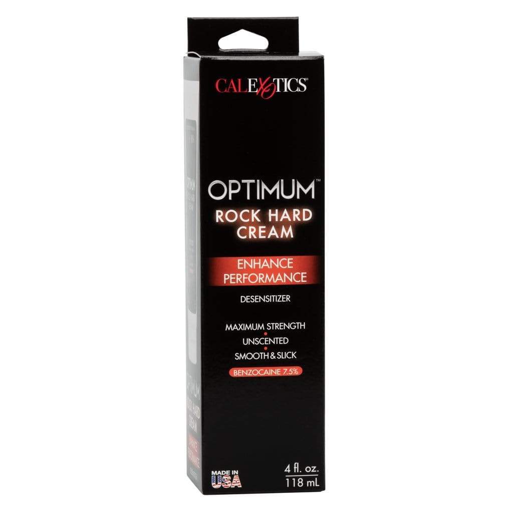 California Exotics - Optimum Rock Hard Desensitizer Delayer Cream 4oz Delayer 716770093219 CherryAffairs