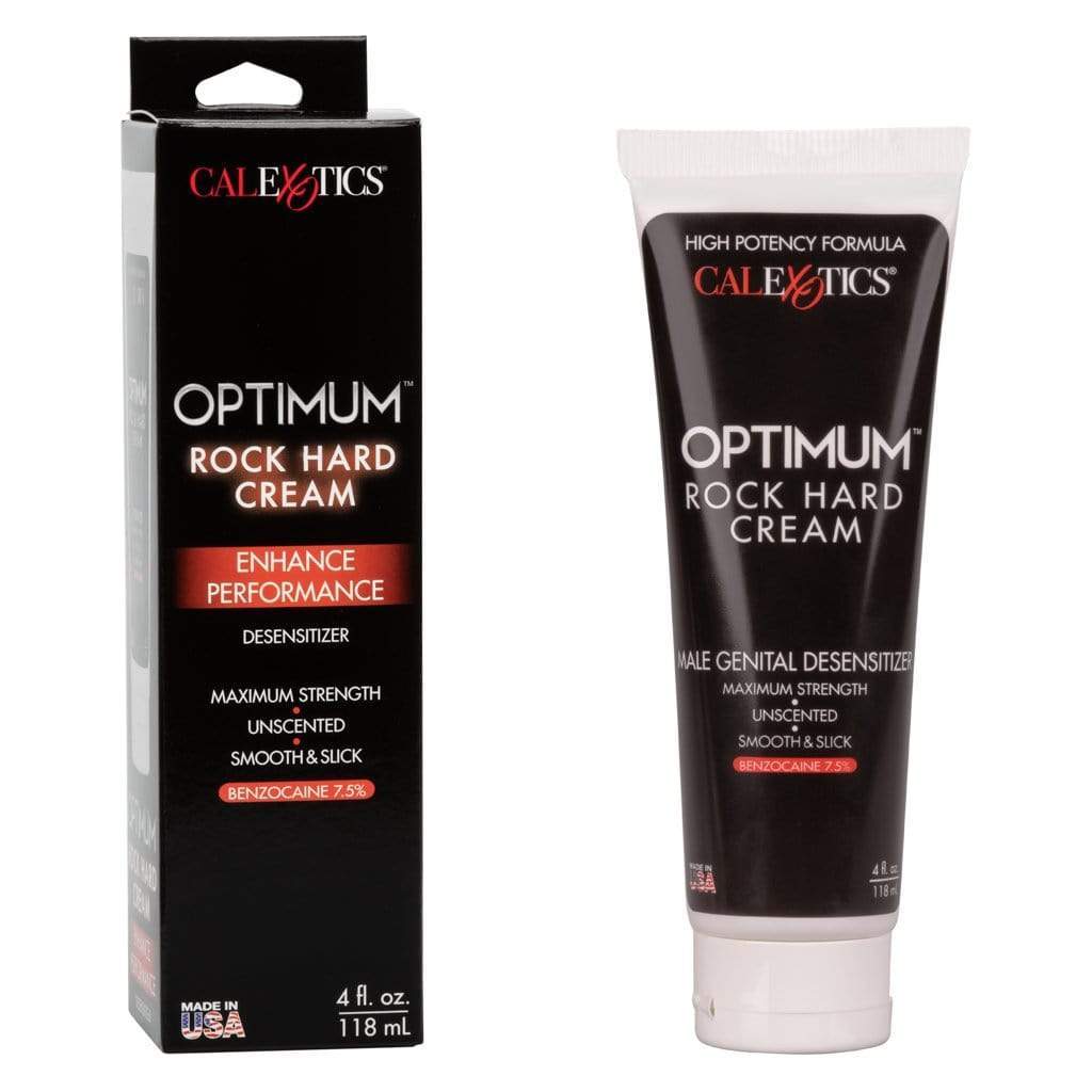 California Exotics - Optimum Rock Hard Desensitizer Delayer Cream 4oz Delayer 716770093219 CherryAffairs
