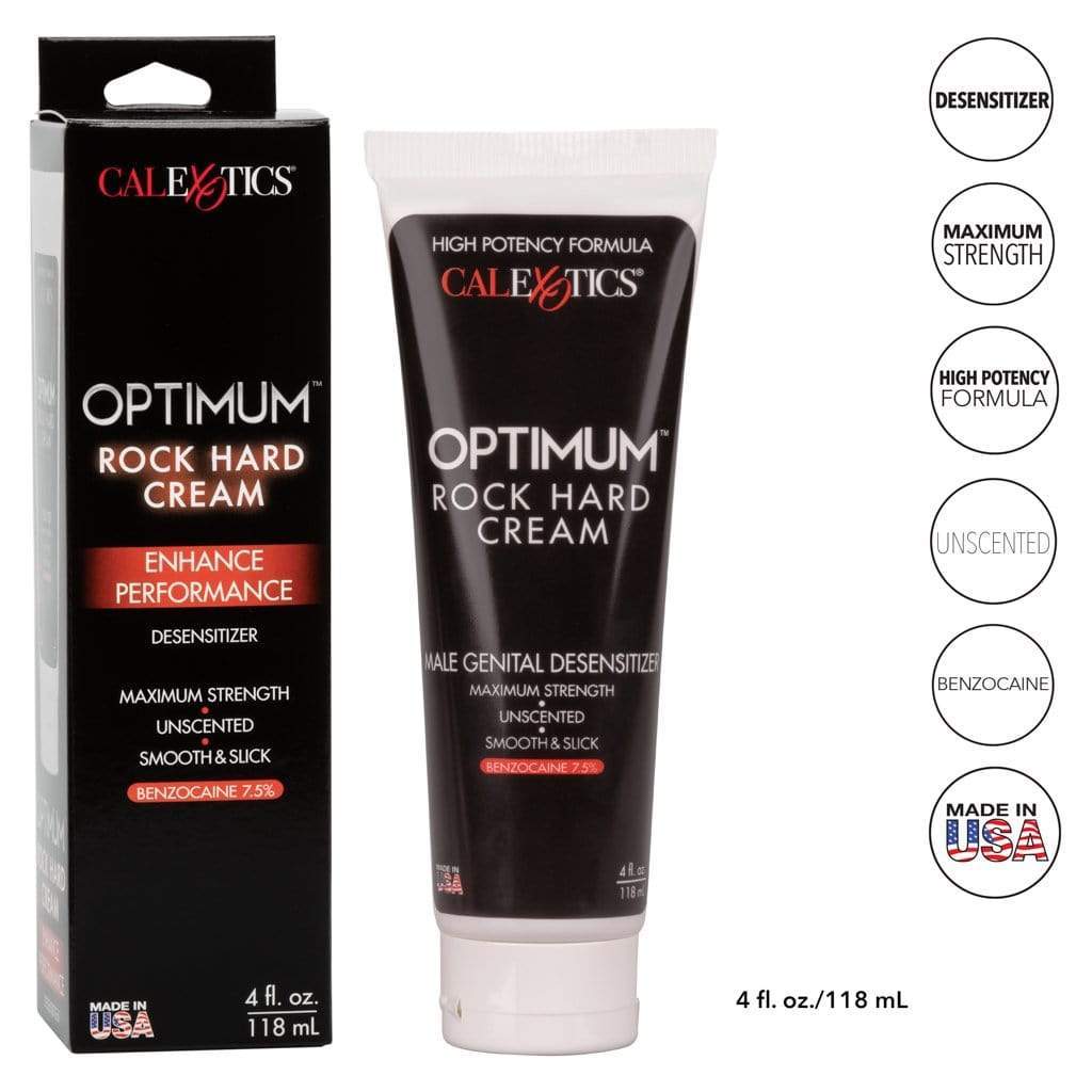 California Exotics - Optimum Rock Hard Desensitizer Delayer Cream 4oz Delayer Durio Asia