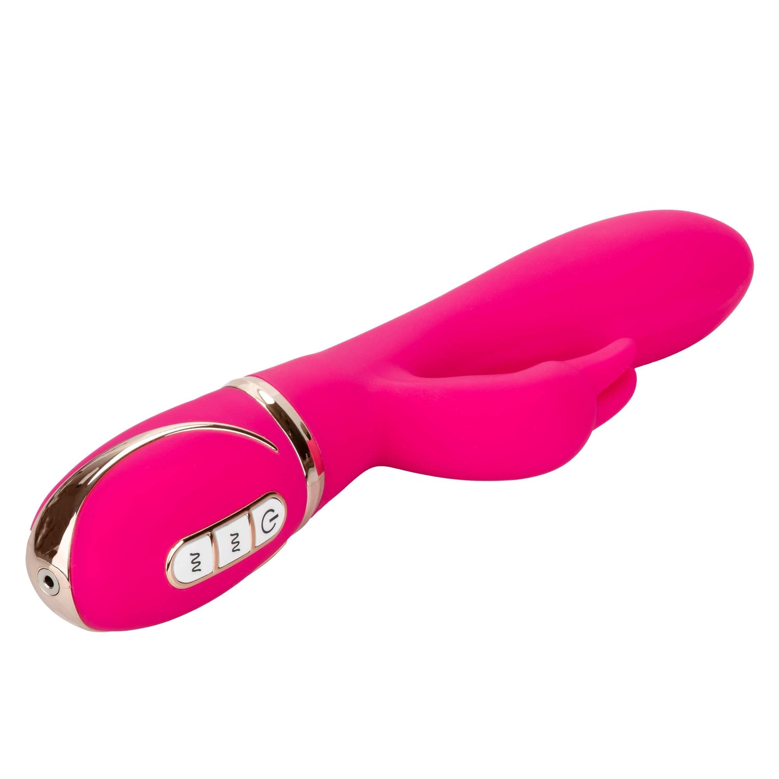 California Exotics - Jack Rabbit Signature Silicone Ultra Soft Rabbit Vibrator (Pink) Rabbit Dildo (Vibration) Rechargeable 716770093264 CherryAffairs
