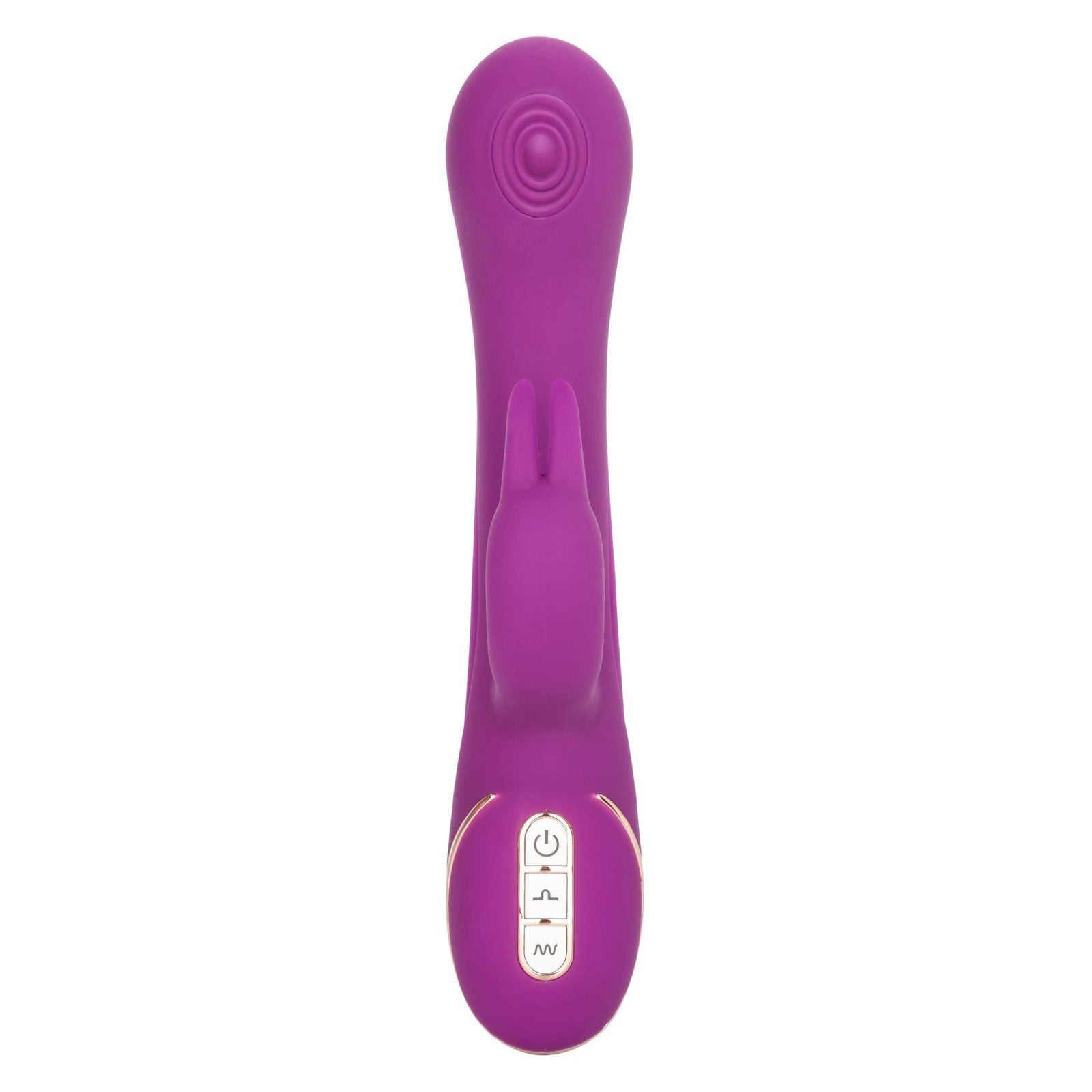 California Exotics - Jack Rabbit Signature Silicone Thumping Rabbit Vibrator (Purple) Rabbit Dildo (Vibration) Rechargeable 716770093288 CherryAffairs