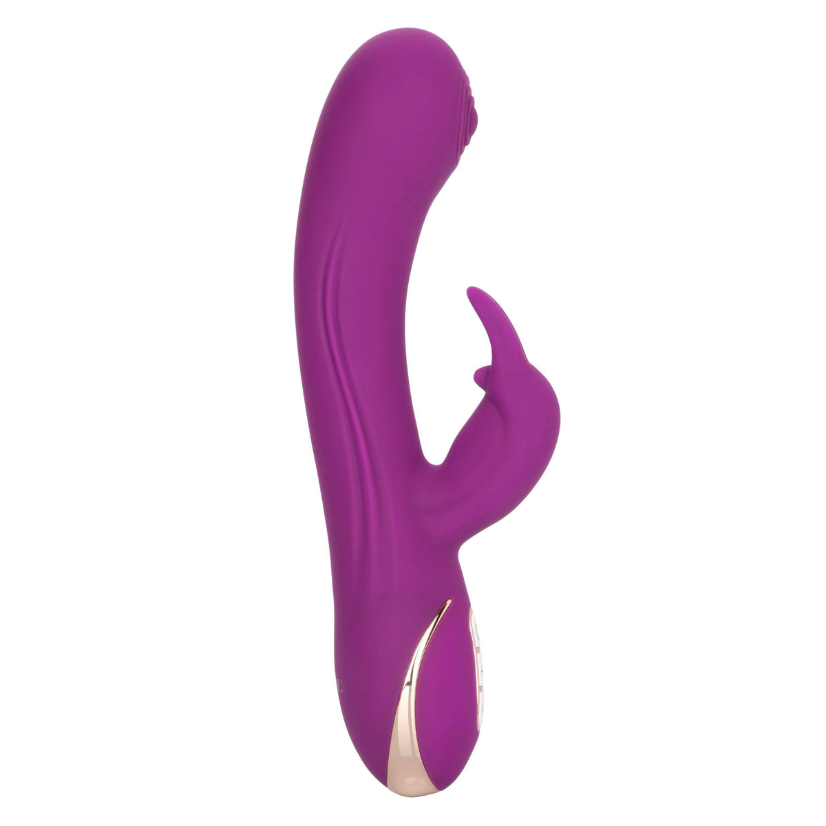 California Exotics - Jack Rabbit Signature Silicone Thumping Rabbit Vibrator (Purple) Rabbit Dildo (Vibration) Rechargeable 716770093288 CherryAffairs