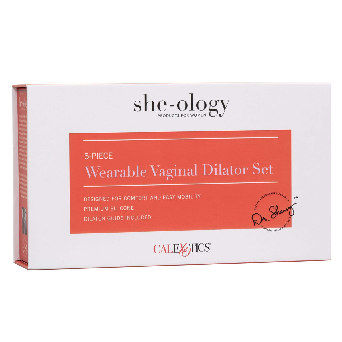 California Exotics - She-ology 5 piece Wearable Vaginal Dilator Set (Multi Colour) Non Realistic Dildo w/o suction cup (Non Vibration) 716770093332 CherryAffairs