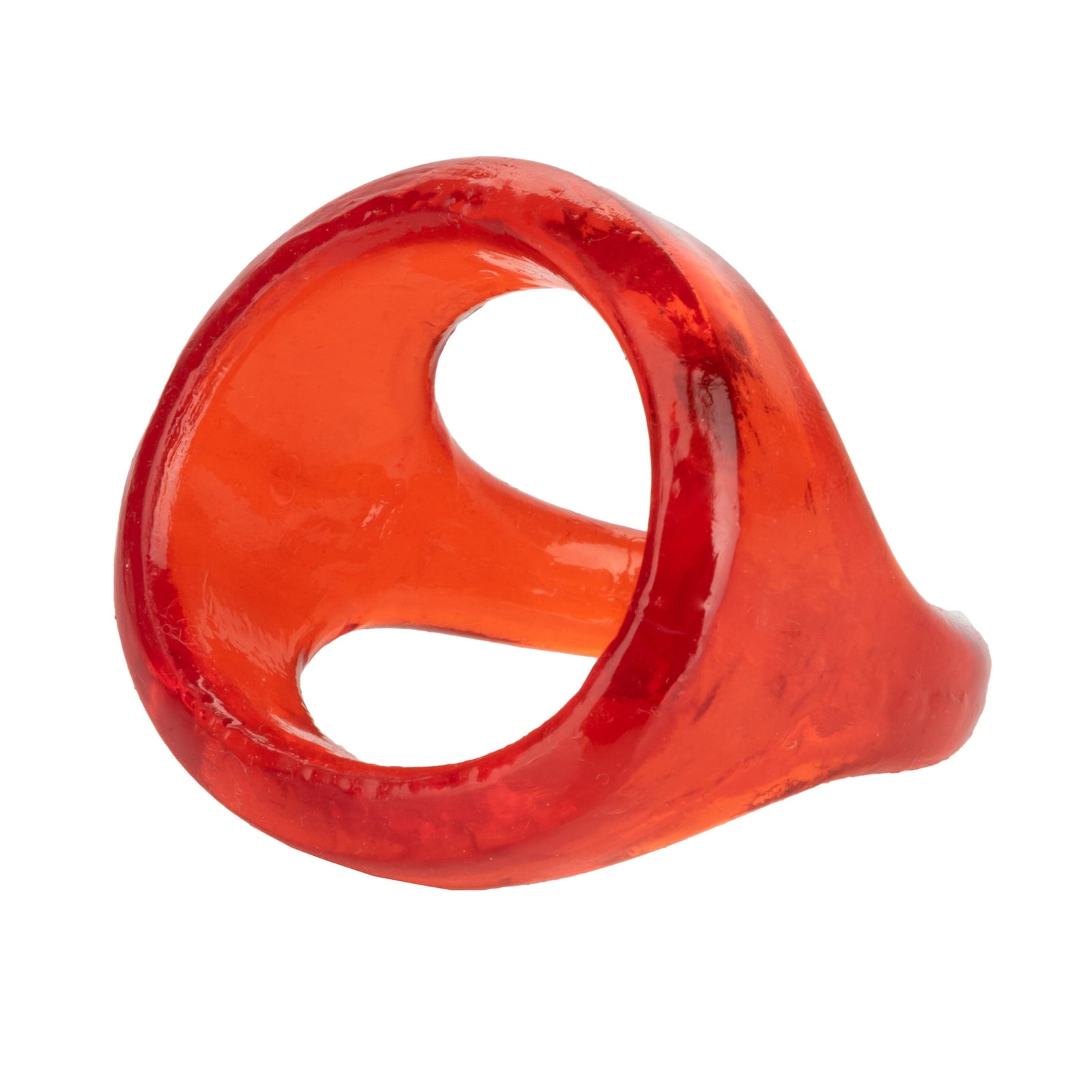 California Exotics - COLT XL Snug Tugger Dual Support Cock Ring (Red) Rubber Cock Ring (Non Vibration) 716770093462 CherryAffairs