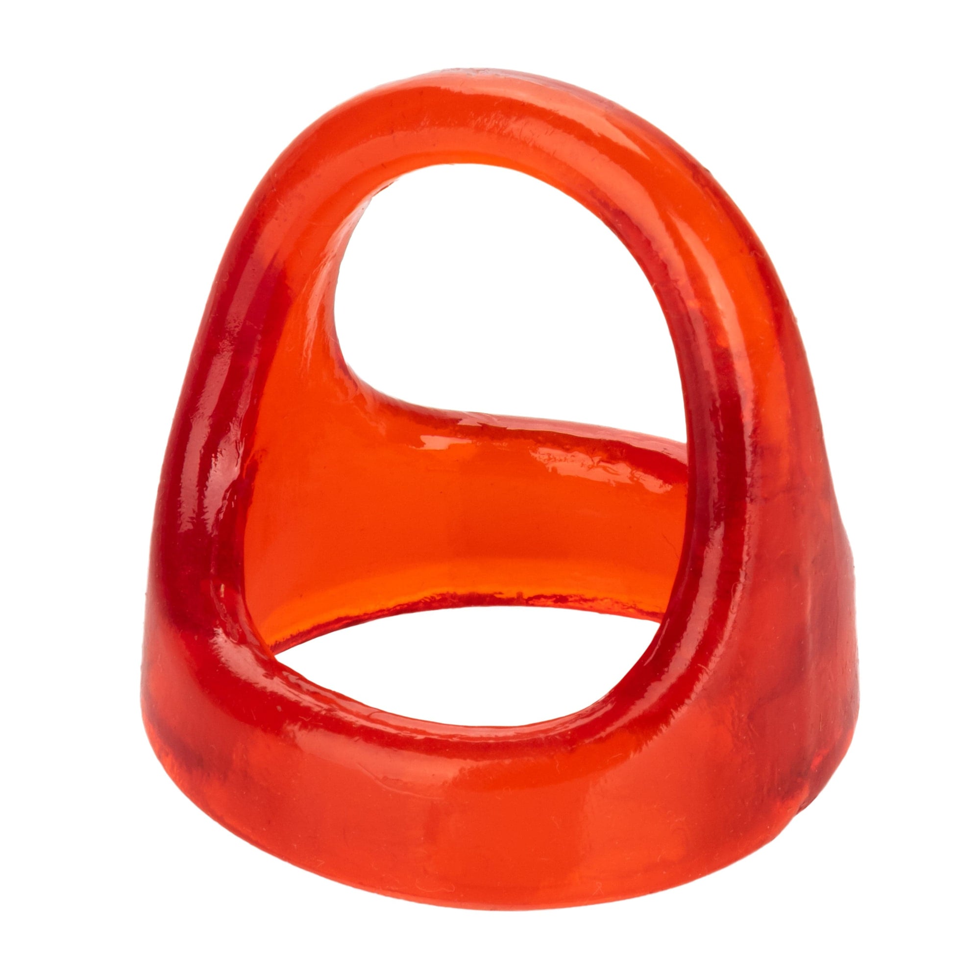 California Exotics - COLT XL Snug Tugger Dual Support Cock Ring (Red) Rubber Cock Ring (Non Vibration) 716770093462 CherryAffairs