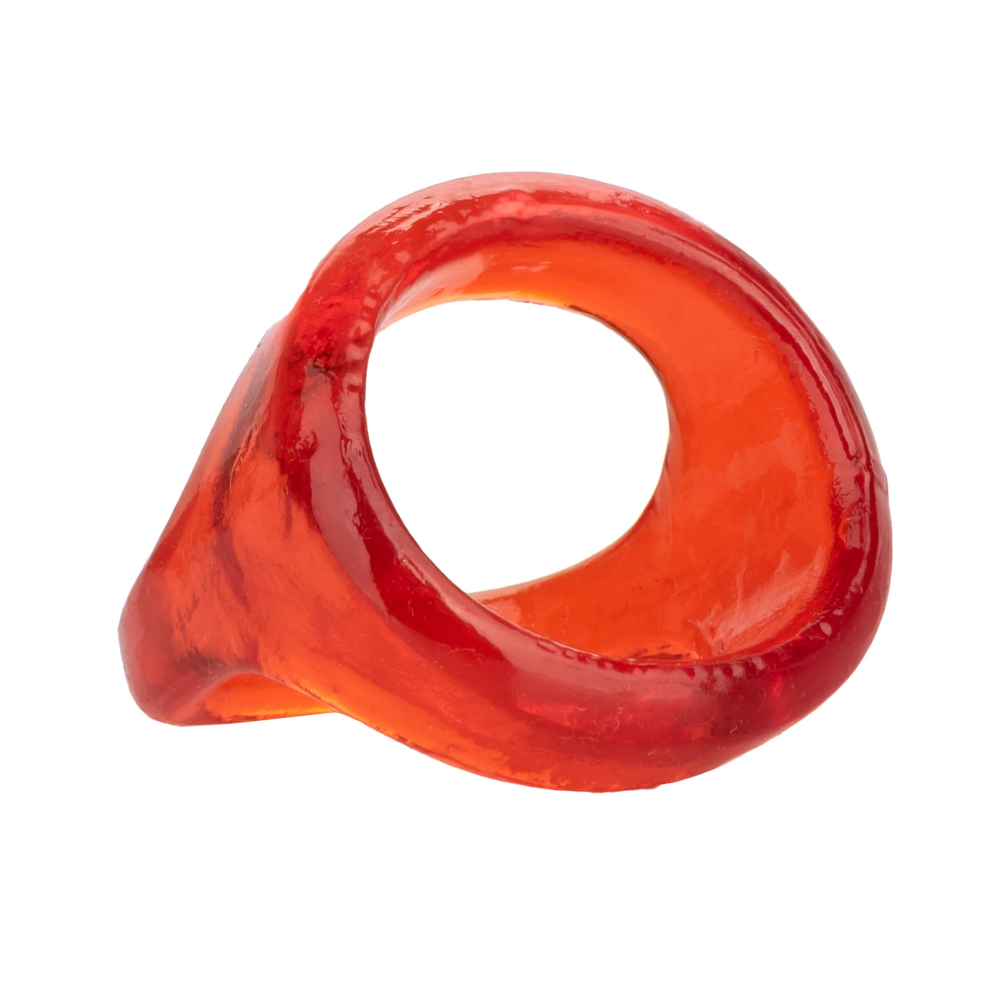 California Exotics - COLT XL Snug Tugger Dual Support Cock Ring (Red) Rubber Cock Ring (Non Vibration) 716770093462 CherryAffairs