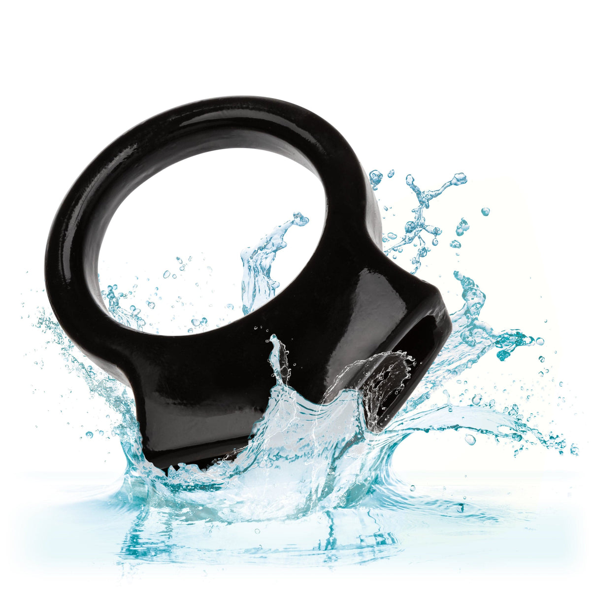 California Exotics - COLT Snug Grip Dual Support Cock Ring (Black) Rubber Cock Ring (Non Vibration) 620049509 CherryAffairs