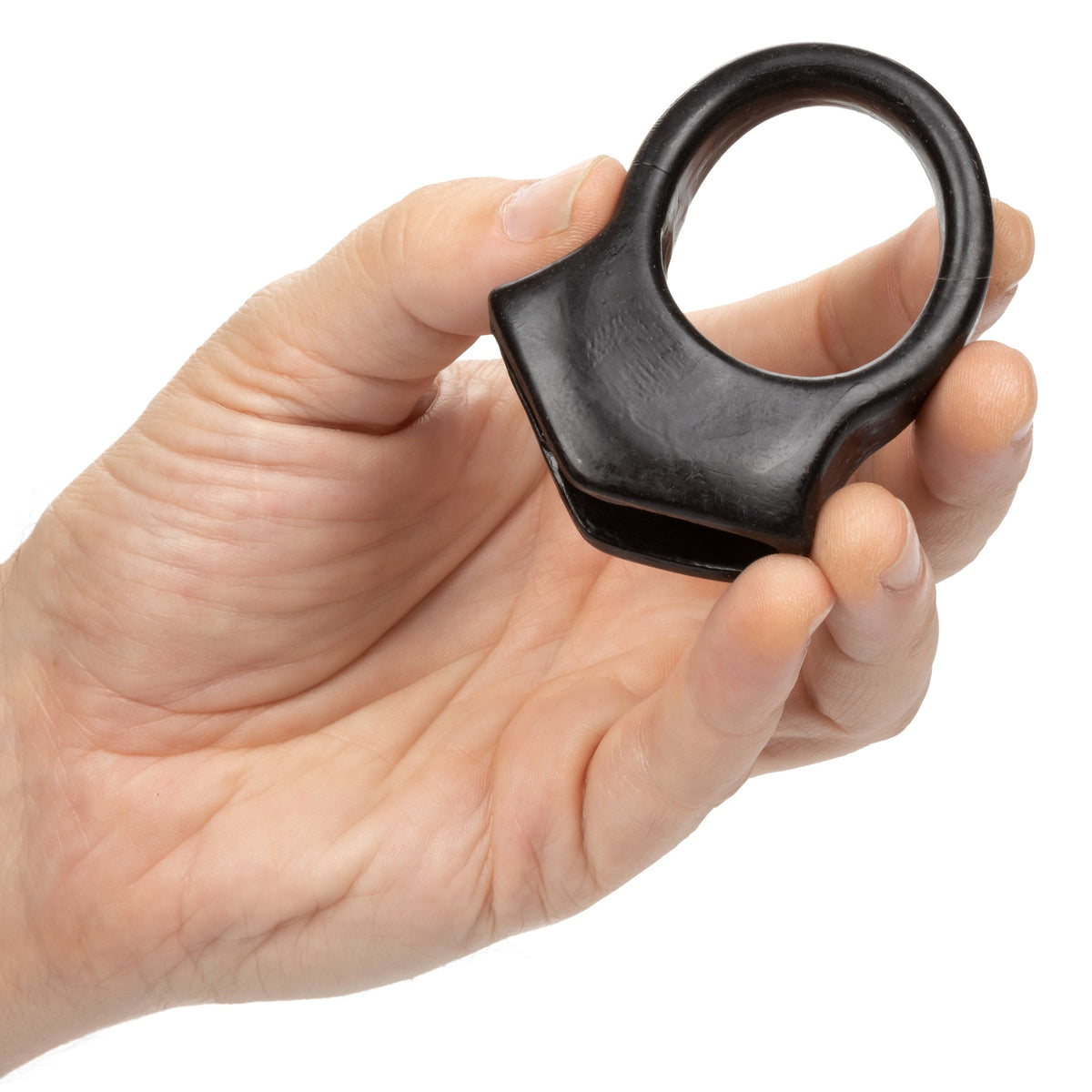 California Exotics - COLT Snug Grip Dual Support Cock Ring (Black) Rubber Cock Ring (Non Vibration) 620049509 CherryAffairs